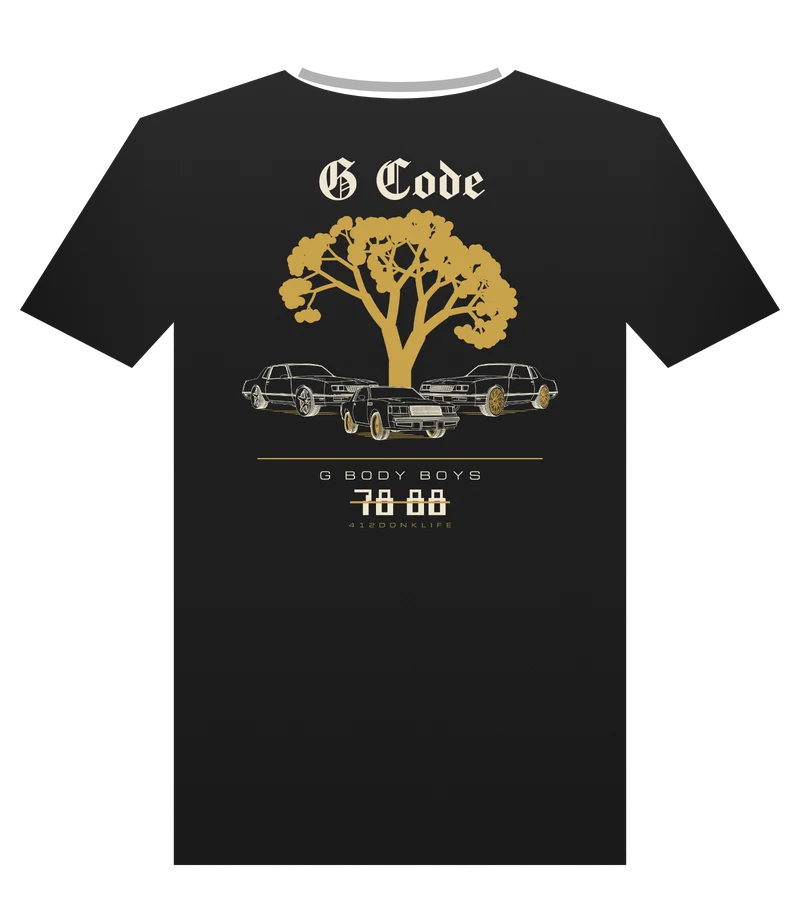 G Code tee, back